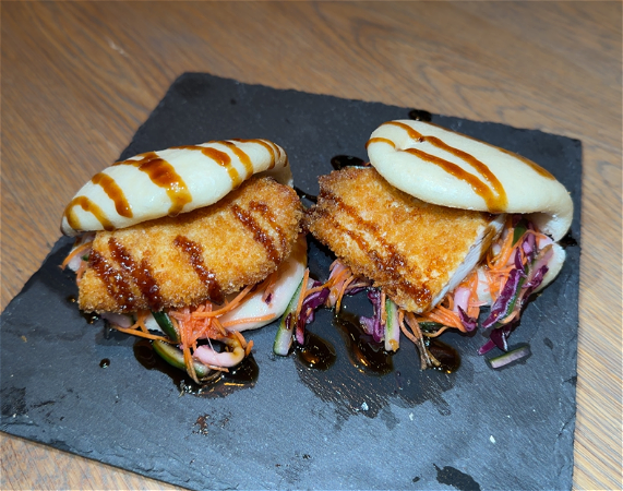 Bao bun - kip (2 stuks)