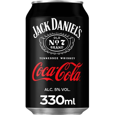 Jack Daniels & Coca-Cola 330ml