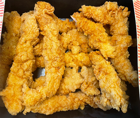 Chickenstrips 6 st. met saus