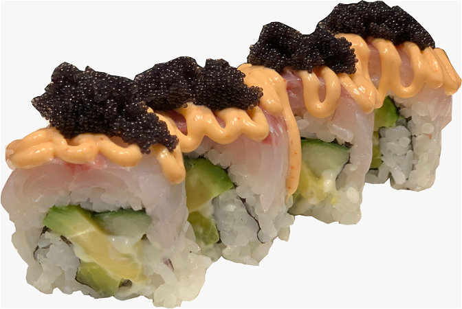 Spicy seabass roll