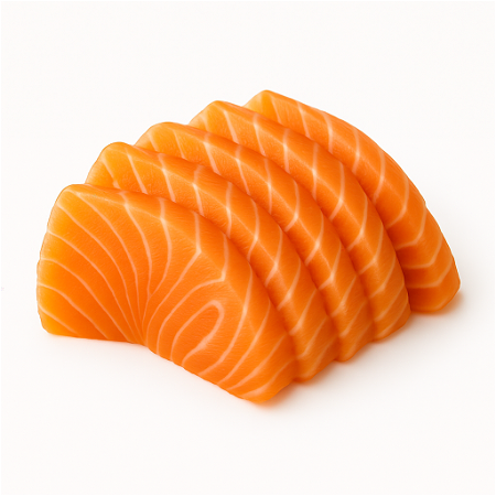 Salmon sashimi