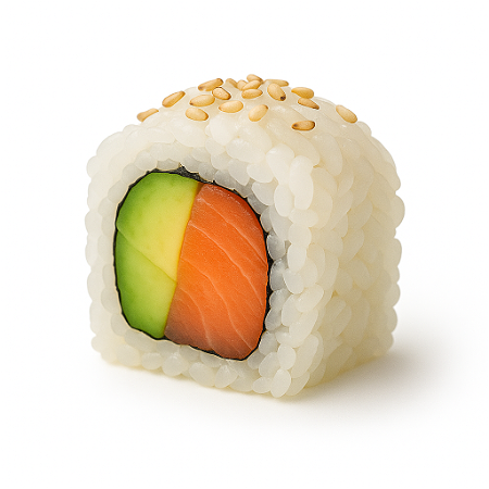 Salmon avocado maki