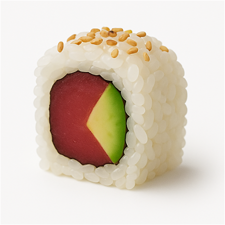 Tuna avocado maki