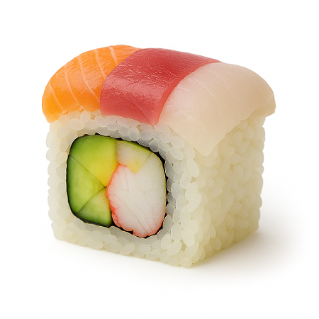 Rainbow roll 4 stuks