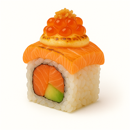 Trio salmon roll 4 stuks