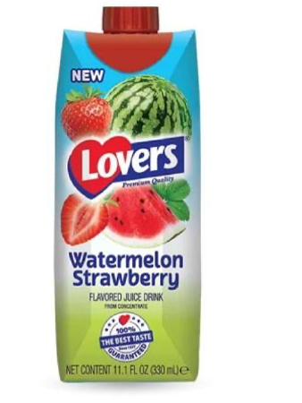 Lovers strawberry watermelon
