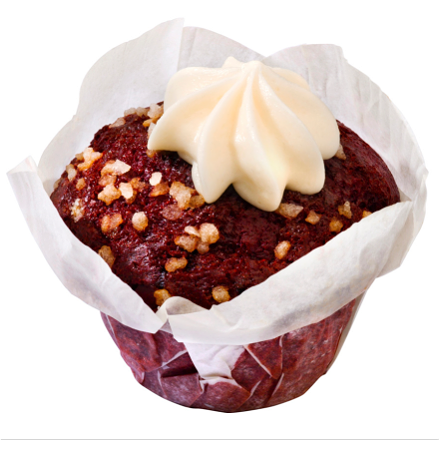 Red velvet muffin