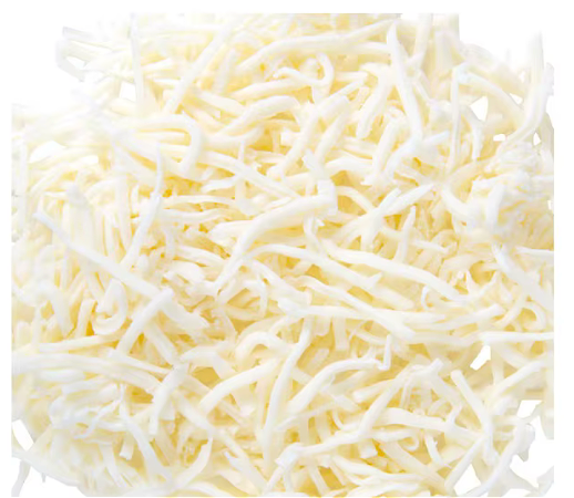 Geraspte mozzarella