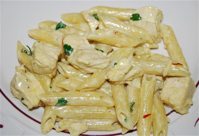 Penne con Pollo