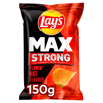 Lays Max Strong Flaming Hot Flavour 150g