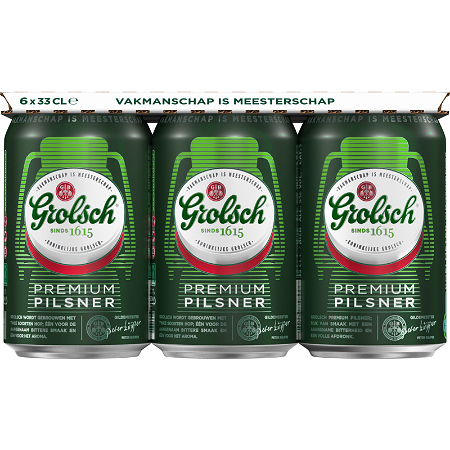 Grolsch bier 6-pack 