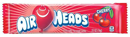 Air Heads Candy Bonbons Cherry 15,6 gram