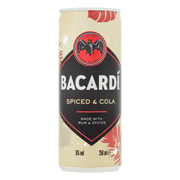 Bacardi Spiced & Cola Blik