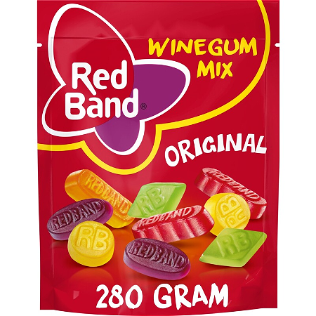 Red Band Winegums mix 280 gram