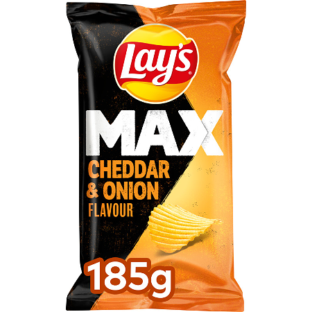 Lays Max Cheddar & Onion 185 gram