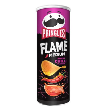 Pringles Flame Medium Sweet Chilli Flavour 165g