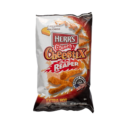 Herrs Crunchy Cheesetix Carolina Reaper 227 gram