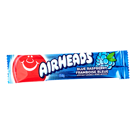 Air Heads Candy Bonbons Blue Raspberry 15,6 gram