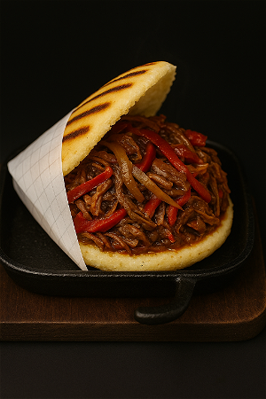Arepa Mechada