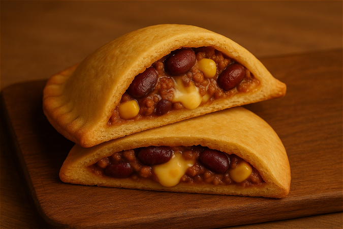 Brazilian empanada chile sin carne