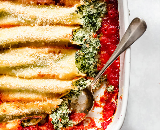 Canneloni quatro formaggi  (Vega)