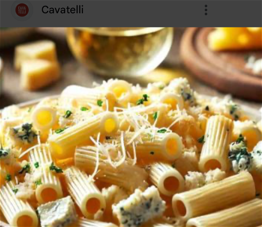 Quattro formaggi pasta
