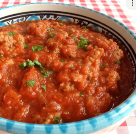 Bakje bolognese saus