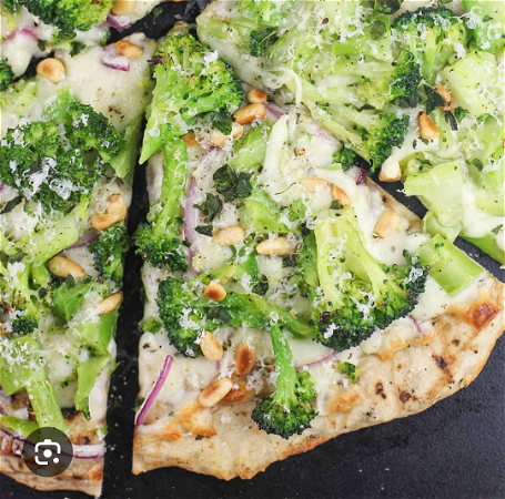 Pizza broccoli