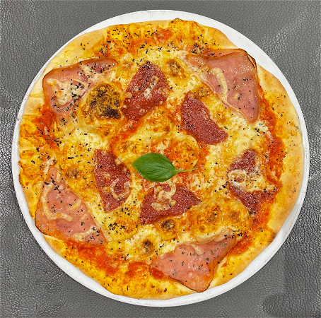 Pizza ham & salami