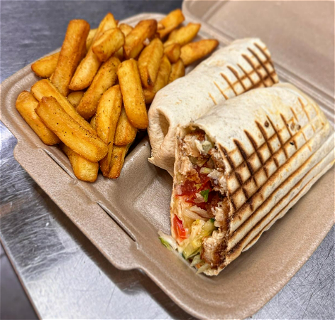 Crispy chicken wrap