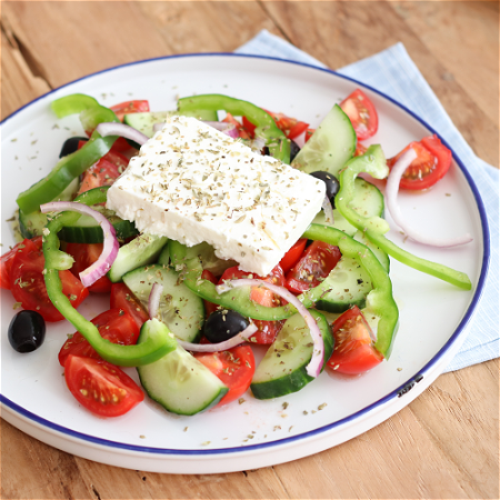 Griekse salade سلطة يونانية