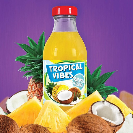 Tropical vibes Pineapple Cocunut