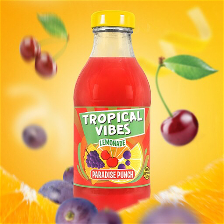 Tropical vibes paradise punch