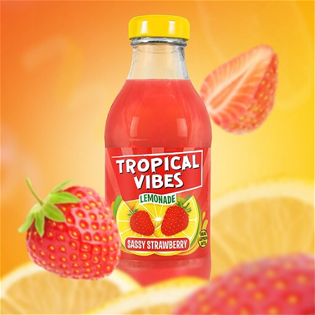 Tropical vibes sassy stawberry
