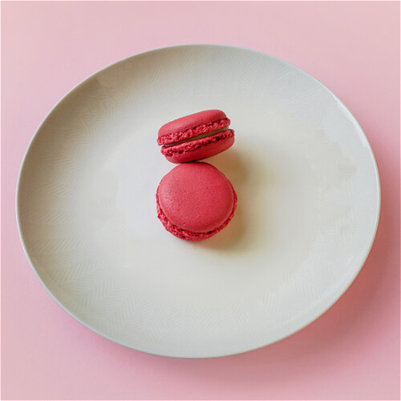 Macaron Red velvet 2 stuks