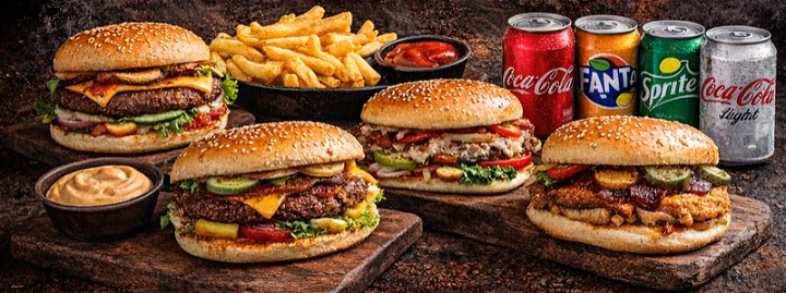 Spicy Chicken Burger Menu