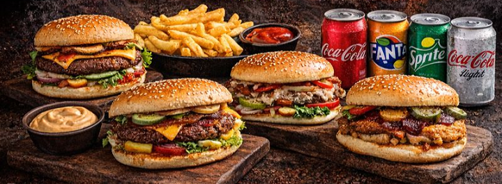 BBQ Chicken Burger Menu