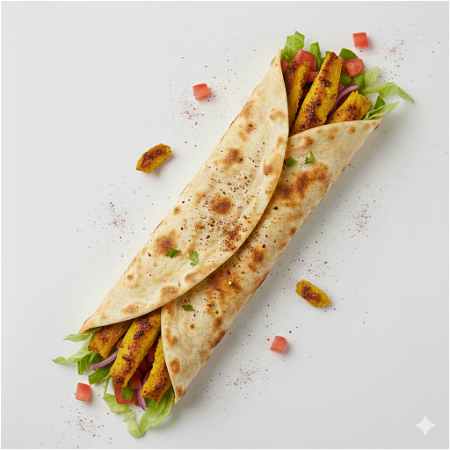 Turkse pizza kipdöner