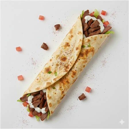 Turkse pizza shoarma