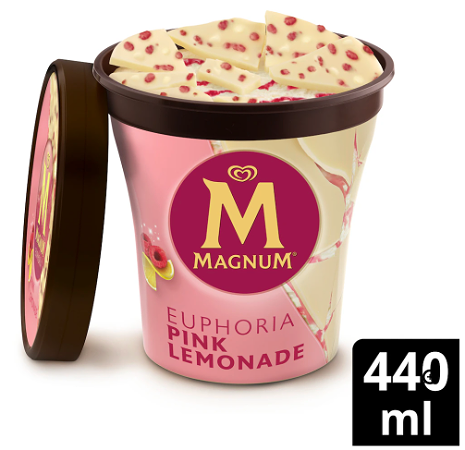 Magnum Euphoria pink lemonade.