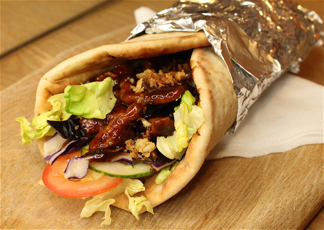 Griekse pita Kong Pao.