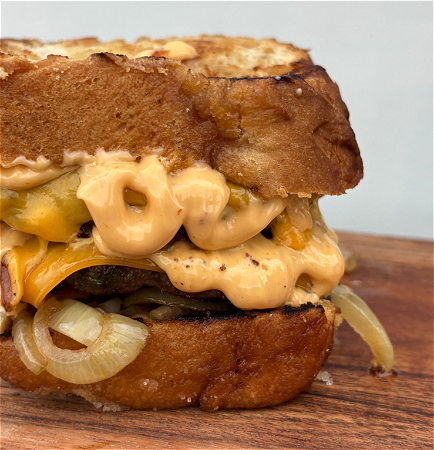 Suikerbrood burger