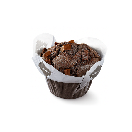 Dubbele choco muffin