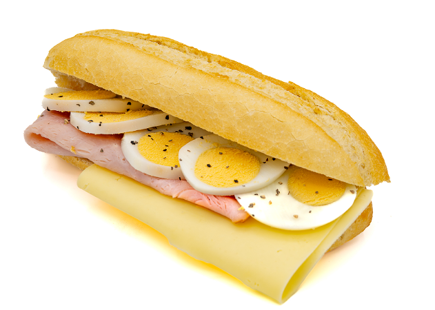 Broodje Ham/kaas/ei