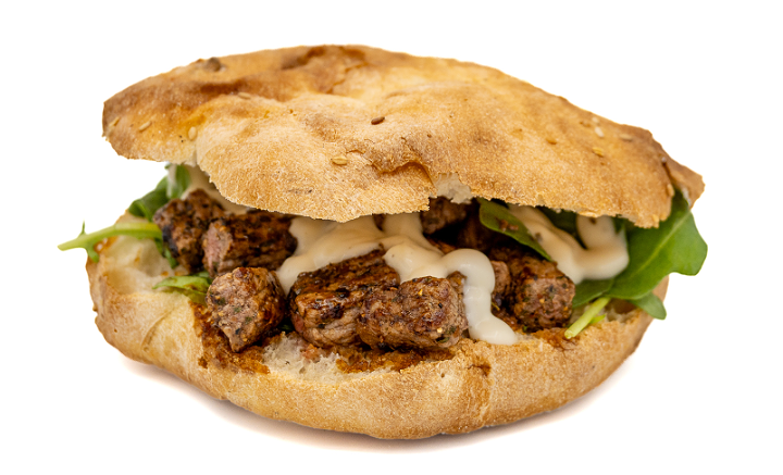 Turks broodje biefstukpuntjes