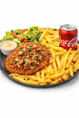 Schnitzel boeren menu