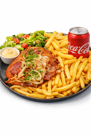 Schnitzel houthakker menu