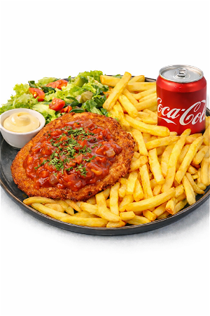 Schnitzel zigeuner menu