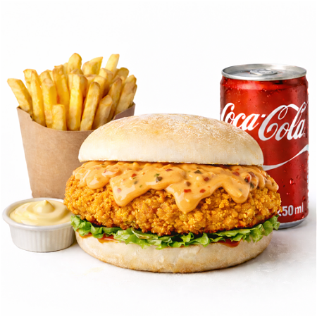 NIEUW! XXL chicken jamballa burger menu