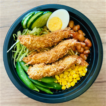 Gebakken Ebi Noodle Bowl